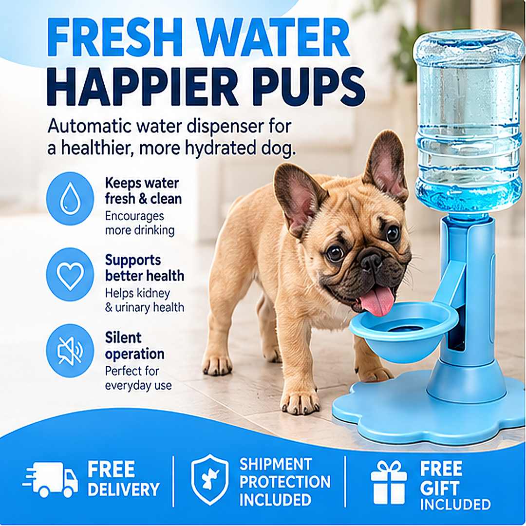 AquaPup automatic water dispenser with free delivery